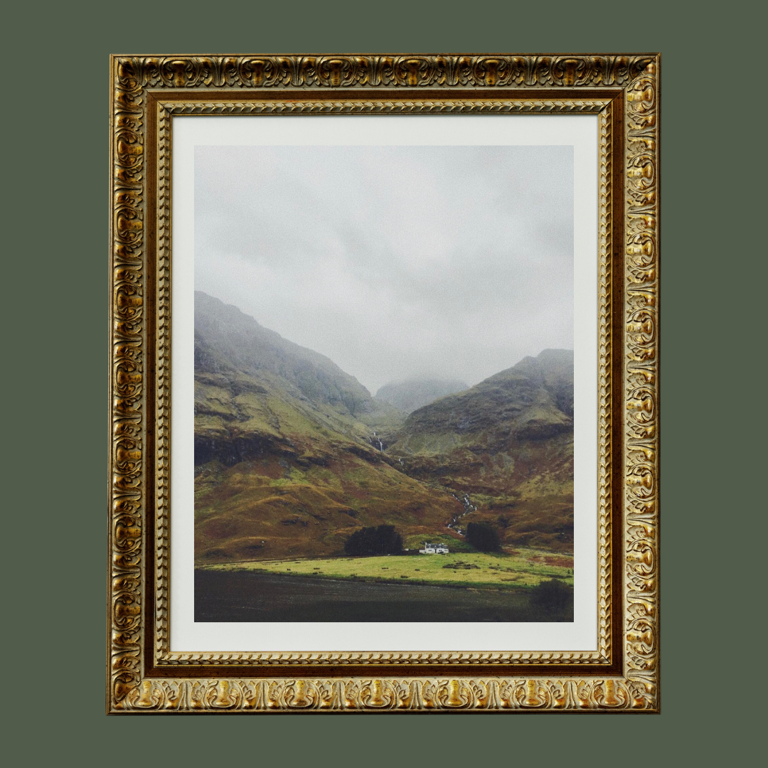 Glencoe, Scotland Landscape Print: 8x10