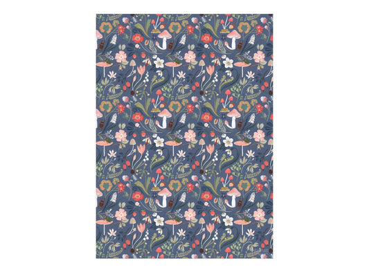 Forest Blue wrapping paper rolls