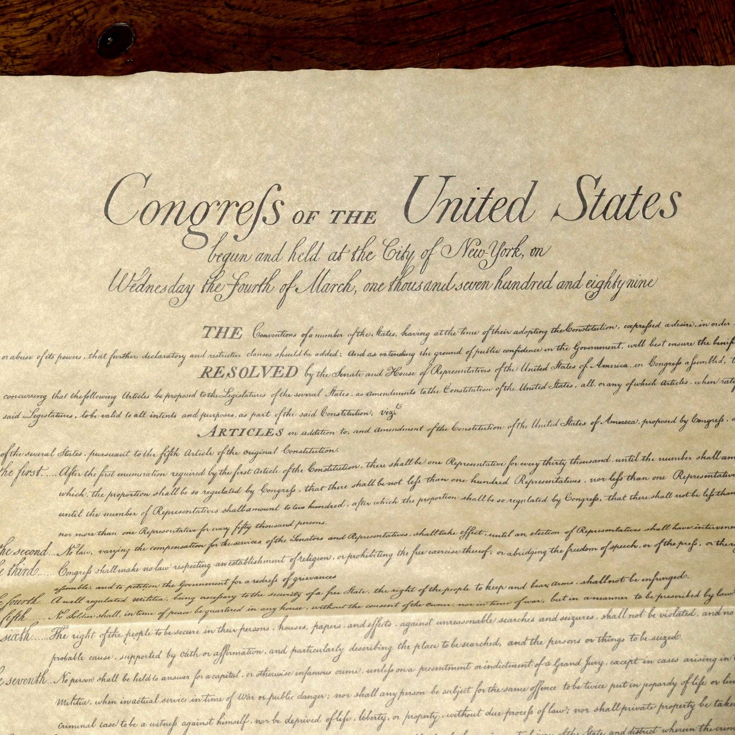 Charters of Freedom Bundle with Four-page U.S. Constitution