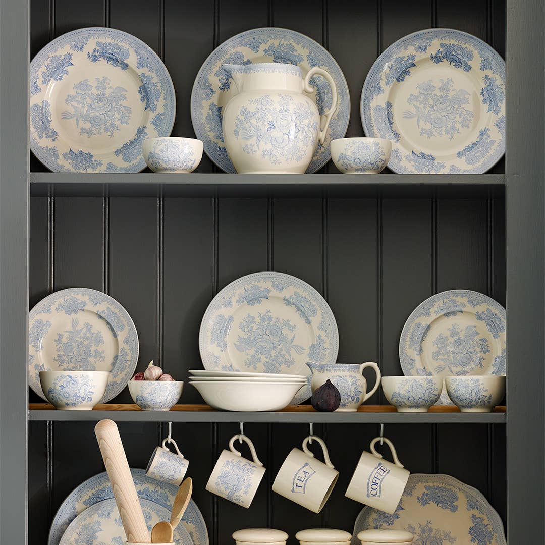 Blue Asiatic Pheasants Small Etruscan Jug