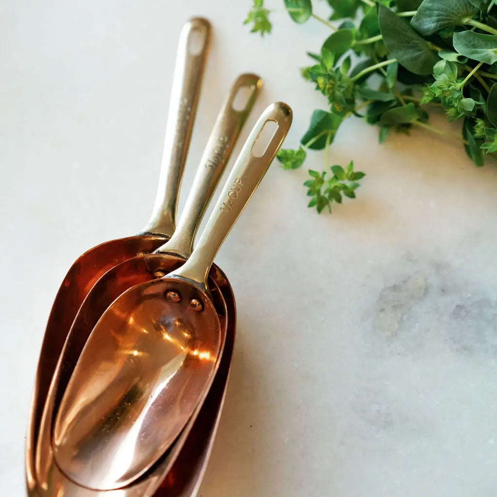 Copper Measuring Scoops