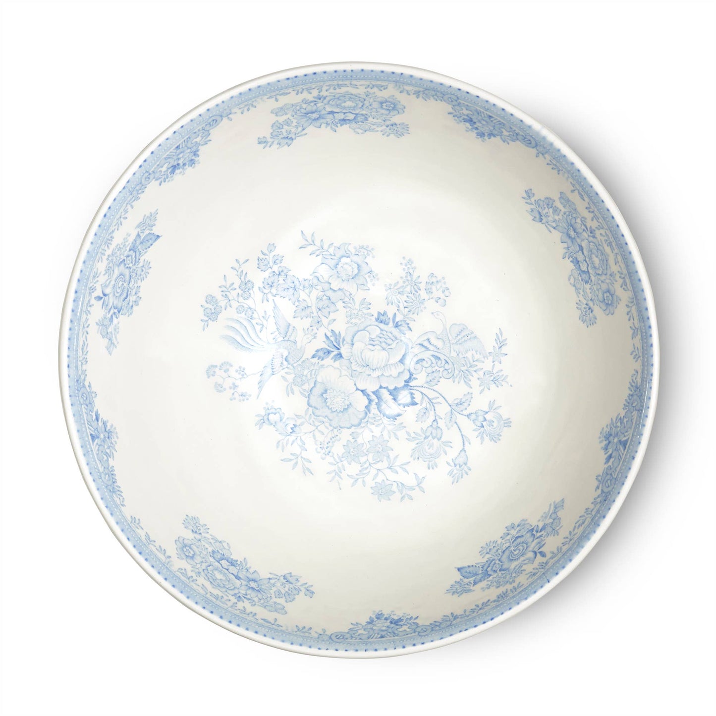 Blue Asiatic Pheasants Large Chinese Bowl