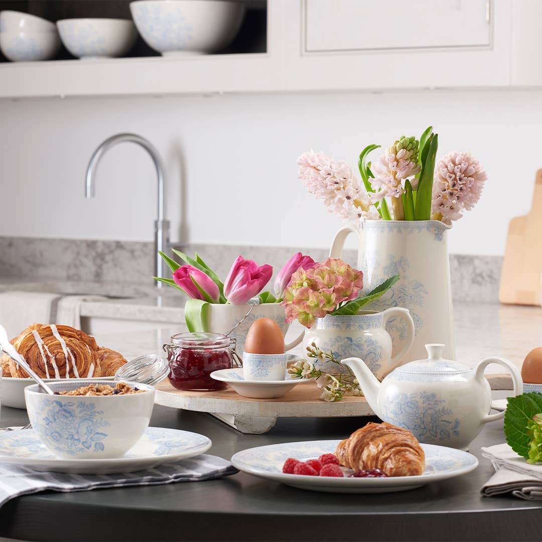 Blue Asiatic Pheasants Small Dutch Jug