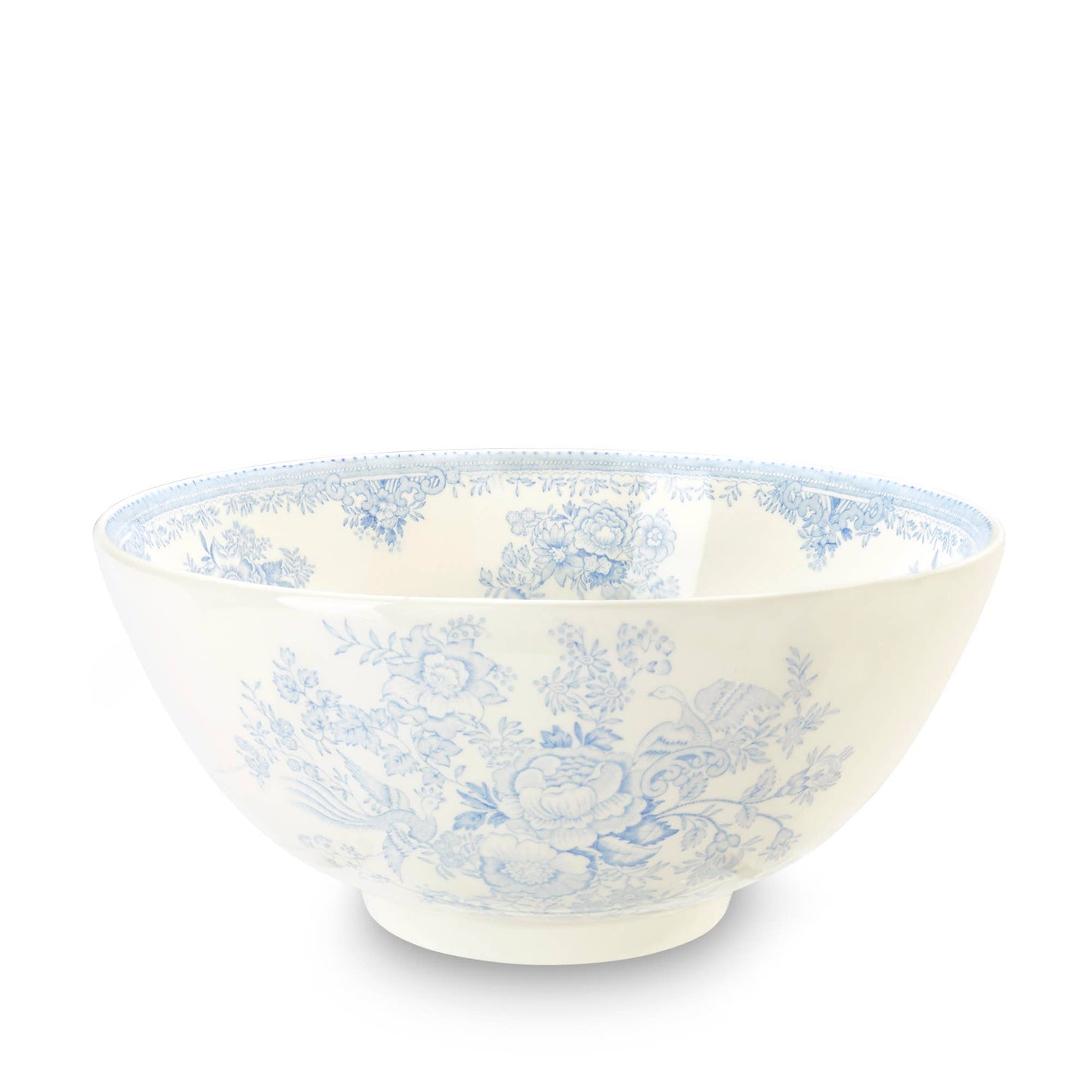 Blue Asiatic Pheasants Large Chinese Bowl