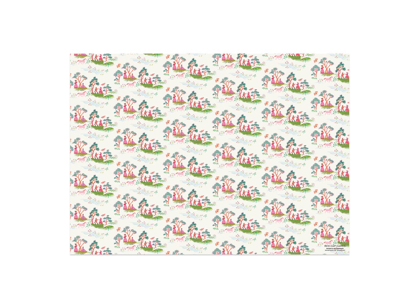 Fairy Tale Toile wrapping paper rolls