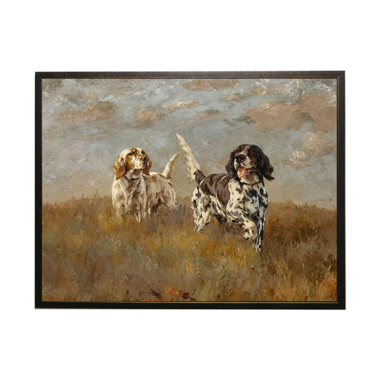 M Vintage oil painting reproduction: Walnut Burl Frame 2505-65 WB / 20" X 16"