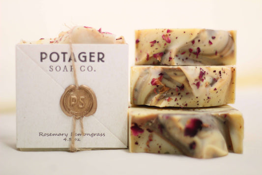 Potager Soap:  Rosemary Lemongrass