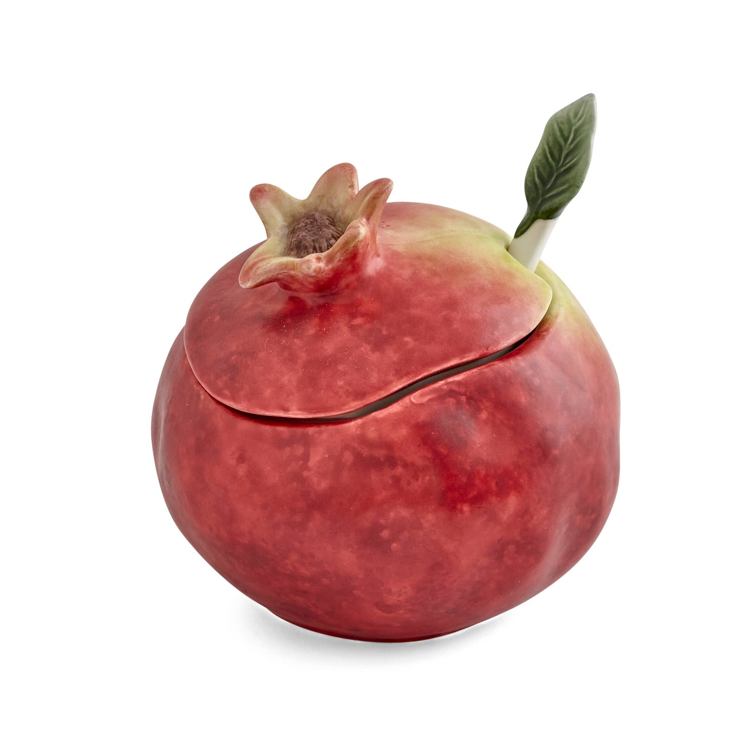 Nature's Bounty Pomegranate Jam Jar (with leaf spoon)