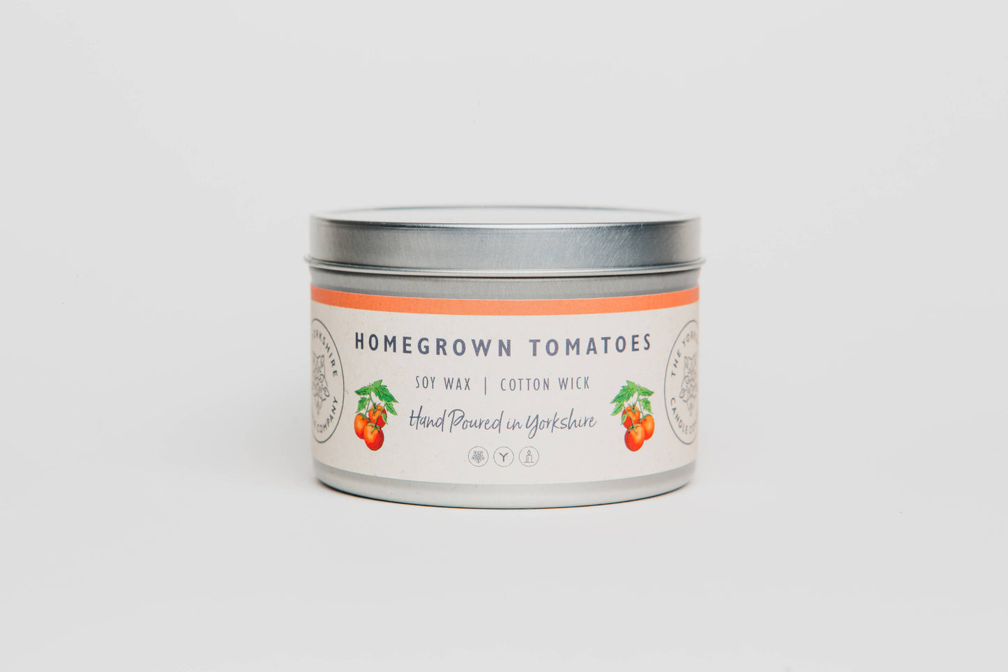Homegrown Tomatoes Large Tin| Scented Candle | Soy Wax