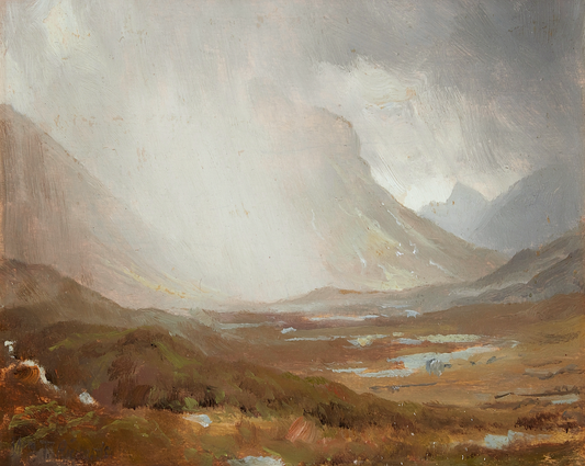 Antique Passing Storm on the Isle of Skye Print