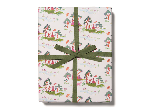 Fairy Tale Toile wrapping paper rolls